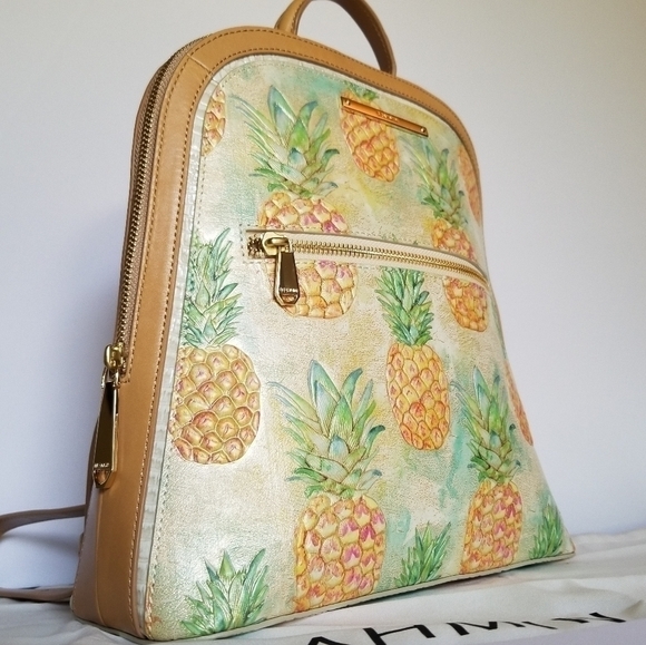 ✨️ NWT BRAHMIN DESIGNER PURSE BACKPACK BAG Hard to Find Italian Leather - Picture 9 of 14